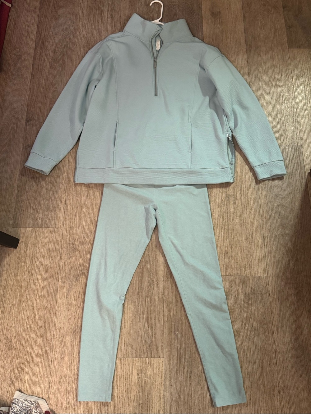 Zella Women's Light Blue Two-Piece Activewear Lounge Set Sz M NWOT